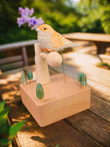 Popolare scatola di musica quadrata bella legno giocattolo a carica per regali di compleanno con funzione di riproduzione di musica - Product Image 6