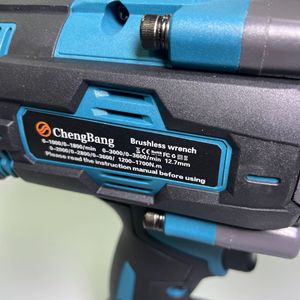 21V High Torque Heavy Duty Brushless Lithuim <b>Battery</b> Power Wrench 1/2" Rechargeable Portable Cordless Impact Wrenches - Product Image 4