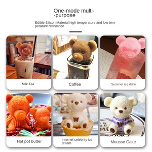 Molde de silicona para helado de oso 3D, para pastel, Chocolate, gran oferta, novedad - Product Image 1