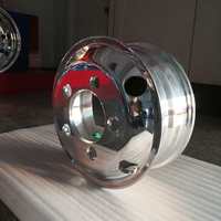 Jantes de camion en alliage d'aluminium 16x5.5, roues de camion et Bus, how classe ISO/TS16949, 24 heures/plaquettes de 24 h/2 ans