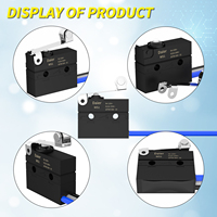 Micro-interrupteur électrique SPDT à levier à rouleaux 3 broches AC 5A 125V/250V IP67 étanche avec fil de 300 mm