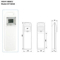 HY1805B Chantier de construction extérieur Boîte de distribution d'énergie électrique temporaire MCB Boîtier de prise en plastique portable monophasé