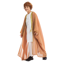 Robes longues pour adolescents du Moyen-Orient et d'Asie du Sud-Est avec pompons - Chemises Hui d'inspiration Dubaï - Stock d'usine