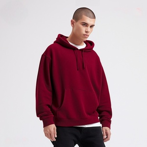 Sudadera con Capucha <span class=keywords><strong>Rampo</strong></span> para Hombre, Otoño Invierno, Forro Polar, con Bolsillo, Corte Holgado, Color Sólido, Básica - Product Image 4