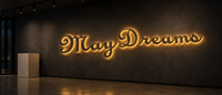 Enseigne lumineuse 3D personnalisée à LED rétroéclairée, lettres en métal, logo illuminé pour extérieur, bâtiment commercial, bar, devanture de magasin, mur