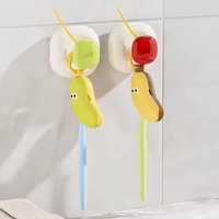Porte-brosse à dents en plastique Portable étanche anti-dérapant caractéristiques must-have voyage randonnée Camping brosse étui mignon banane conception