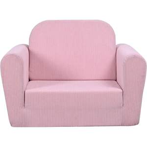 Simple Portable Modern Soft Foldable Corduroy Fabric Kids Armchair Sofa for 3 Years <b>Old</b> Foam Dining Playroom <b>Chair</b> - Product Image 3