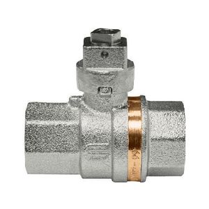 Válvula de bola Galaxy Ff de 1/2 pulgada DN 15 PN 63 con tapa de plomo para válvulas de llenado - Product Image 1