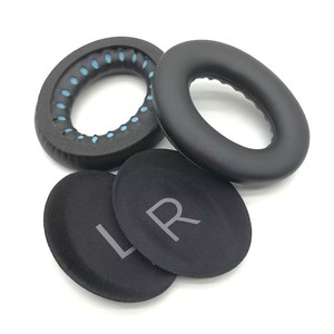 Almohadillas de Repuesto para Auriculares Bose QC45 QC35, Almohadillas de Cuero Proteico de Primera Calidad, Esponja de Alta Densidad, Cubiertas de Aislamiento Acústico - Product Image 1
