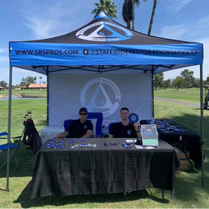 Tente personnalisée avec impression par sublimation, bâche, ensemble de tentes de réception portables pour exposition commerciale - Product Image 2