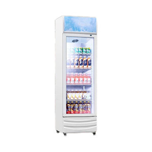 Réfrigérateurs à boissons, congélateurs, distributeurs de boissons en verre, glacière, baril rond, refroidisseur de boissons avec roues, vitrine réfrigérée - Product Image 3