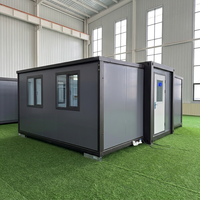 Casas Modulares Expandibles de 10 pies x 20 pies, Casas Prefabricadas de Doble Ala para Vivir