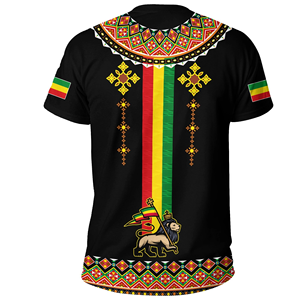 थोक लक्जरी eeeeeoia ध्वज प्लस आकार ओ-गर्दन टी शर्ट पुरुषों की कसरत करते हैं - Product Image 2