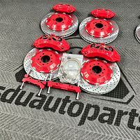 Kit de freinage à 6 pistons, étrier de frein 6 pots, kit de freinage de grande performance TY3, rotor rainuré, kit complet avec support 7075 pour BMW M3 E92 E90 E93 E46