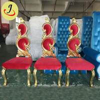 Chaise Trône en Bois Massif de Haute Qualité à Prix d'Usine, Luxe pour Mariage, Salle à Manger, Salon, Appartement