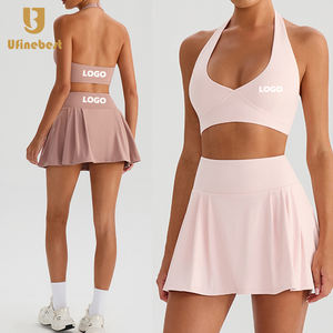 Rok Golf Padel Tenis Wanita Cepat Kering, Pakaian Pickleball Outdoor, Set Olahraga Tenis - Product Image 1