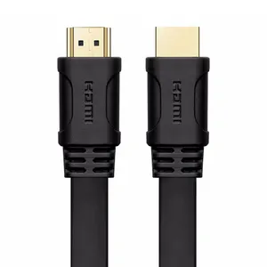 Couleur personnalisée 1m 2m 5m câble hdmi mâle à mâle 18gbps 4k ultra hd violet câble hdmi plat