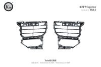 Grille latérale de pare-chocs avant de haute qualité KM OE, pièces de carrosserie compatibles avec Porsche Cayenne 958.2 Turbo 95850568151 G2X 95850568251 G2X