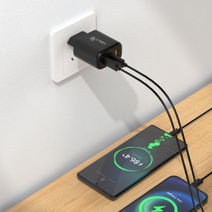 Vina PD 45W QC18W 65W Dual USB <span class=keywords><strong>C</strong></span> Cargador de pared eléctrico para Samsung S10 Laptop Teléfono móvil con puerto dual USB y <span class=keywords><strong>C</strong></span> - Product Image 3