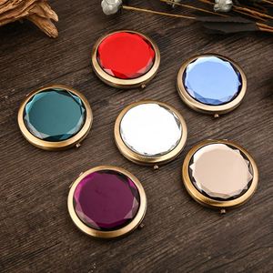 Hot Fashionable Custom logo Makeup Mirrors Rose Gold Cosmetic Mirrors Jewel Pocket Mirror - Product Image 1