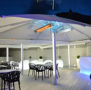 Top Selling Geïmporteerd Stof Aluminium Frame Outdoor Zwembad Stand Paraplu Parasol Voor Restaurant