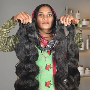 ผมเวียดนามแบบธรรมชาติ  จัดเรียงเกล็ดผม  แบบ Double Weft  แบบ Natural Wave  แบบ Bodywave  แบบ Lace Waves  ผมแท้จากอินเดีย  ขายส่ง - Product Image 1