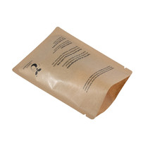 Fabricants de sacs d'emballage jetables de qualité alimentaire sacs personnalisés en papier kraft brun SOS sans poignée