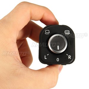 1 interruptor negro para espejo lateral de coche, para VW Golf GTI MK5 MK6, para Jetta MK5 Rabbit 2006-2012 5ND959565A 5K0959565 - Product Image 5