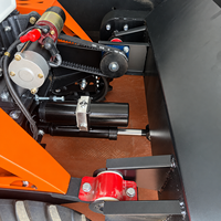 Tondeuse à fléaux télécommandée sur chenilles CE DT1000A, moteur diesel Kubota, 48 lames, débroussailleuse pour ferme, verger et foresterie