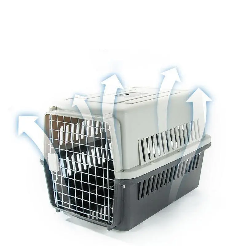 Boîte à air pour chien, grande cage de voiture, envoi de petits et moyens chats portables pour laisser la cage