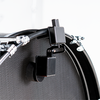 Sensor de bombo metálico para conversión de acústico a electrónico, sensor externo de bombo RT30KN