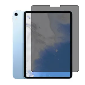 Proteggi schermo Anti-spia per iPad 2022 11/12.9 pollici Privacy vetro temperato copertura completa e idrorepellente