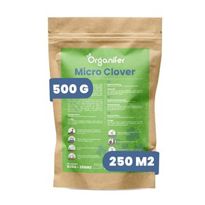 Kit de semis de gazon micro-trèfle naturel pour <span class=keywords><strong>jardin</strong></span>, sac de 500 g, gazon <span class=keywords><strong>blanc</strong></span> pur pour <span class=keywords><strong>jardin</strong></span>, semences pour plantation au sol - Product Image 1