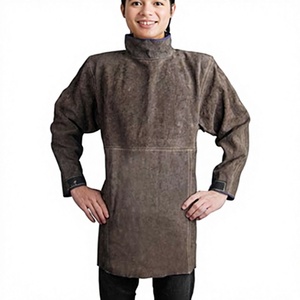 Chaqueta de Soldadura Premium JNM SAFETY, Nivel de Protección Contra Incendios, Resistente al Calor, Cuero Vacuno, Certificación CE, 500C-1000C - Product Image 1