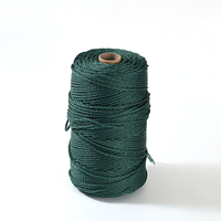 Fil de corde PE 210D/9/12/15/60 pas cher avec logo personnalisé pour filet de pêche, corde de pêche en polyester PE, lot de cordes