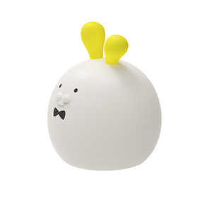 Lámpara de Noche de Silicona Suave con Forma de Conejo, con Logotipo Personalizado, Carga USB, Compañero de Sueño para Bebés - Product Image 5
