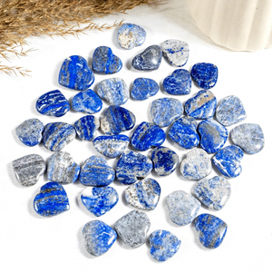 Piedras Preciosas Naturales de Lapislázuli Pulido en Forma de Mini Corazón para el Amor, la Confianza, la Meditación y la Decoración del Hogar - Product Image 1