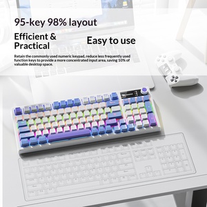 Smailwolf SK15 95 Keys Wired Mechanical Keyboard Hot Swappable N Key Rollback Computer Game Keyboard for Gamer Office - Product Image 4