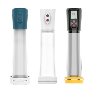 Bomba de vacío para pene con pantalla LCD, agrandador de erección, recargable por USB, dispositivo de estimulación para hombres adultos - Product Image 1