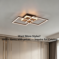 Plafonnier LED moderne à 2 anneaux, montage encastré, idéal pour chambre, couloir, cuisine, entrée