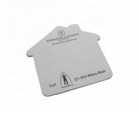 Bloc-notes autocollant de forme de maison, personnalisé, personnalisable, avec votre imprimé