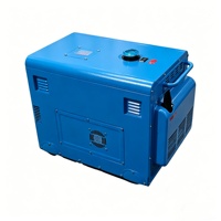 Générateur diesel de secours, 5/10/20KVA silencieux et portable, démarrage automatique, ATS à distance, AVR, 110V/220V/440V 50/60Hz, utilisation domestique et extérieure