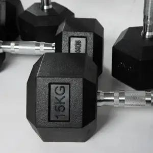 Home Gym Fitness Apparatuur Stalen Dumbbell Gym Oefening Unisex Dumbells 10Kg Instelbare Lichaamsbouw Fitnessapparatuur