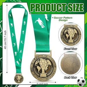 Custom Sports Medals for Gymnastics Football Running Dance Badminton with Modern Style Ribbon for Souvenir Use - Product Image 2