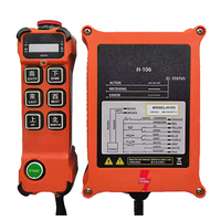 Télécommande radio sans fil industrielle HENJEL H106 à 6 touches et 1 vitesse pour grue