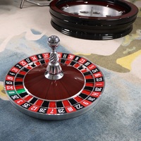 YH 32 pouces Casino Table de jeu Roulette Roue Rouge Brun Russie Roulette Roue Ruleta Profesional