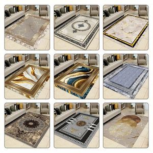 Custom Sizes Non-Slip PET Friendly <b>Machine</b> Made Polyester Cut Pile for Home Travel Use Modern Floral Pattern Living Room Carpet - Product Image 4