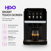 Machine à café automatique intelligente à écran tactile avec moulin à café intégré, maintien au chaud et contrôle de la température, pour café moulu à sec