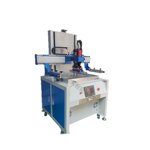 Haotian Flatbed Screen <b>Printer</b> S-4060 Semi-Automatic Single Color 450mmX650mm Workbench PLC Touch Screen Control - Product Image 2