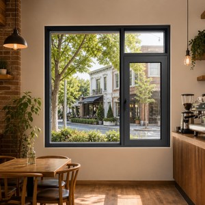 Fenêtres en <span class=keywords><strong>baie</strong></span> en aluminium à rupture de pont thermique avec verre feuilleté et grille pour l'Australie et les maisons - Product Image 2